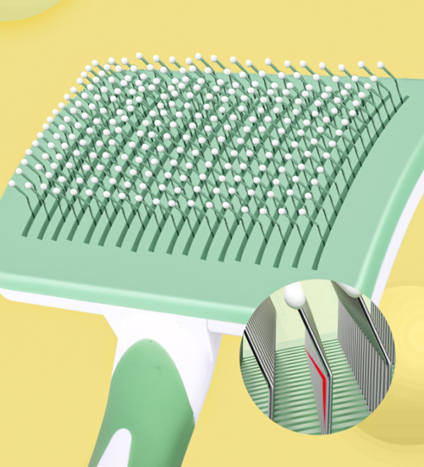 Self-Cleaning Slicker Brush