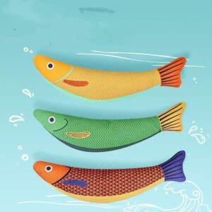 Whimsical Fish Catnip Toy (Pack of 3)